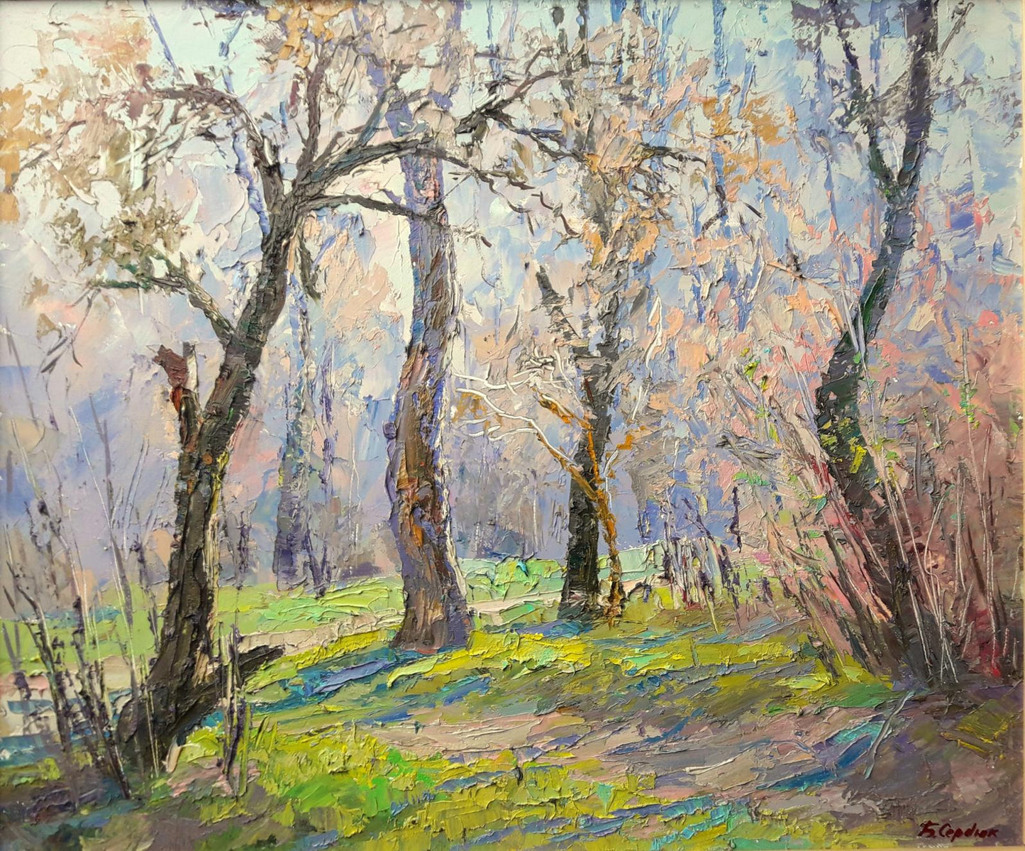 Oil painting Spring day Serdyuk Boris Petrovich №SERB 108