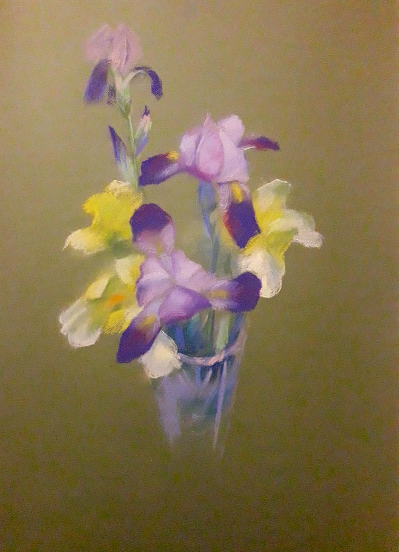 Pastel painting Gladiolus Serdyuk Boris Petrovich