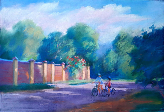 Pastel painting Summer day Serdyuk Boris Petrovich