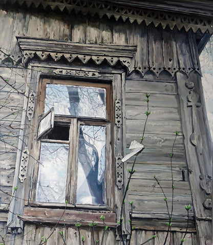 Oil painting Window Varvarov Anatoly Viktorovich