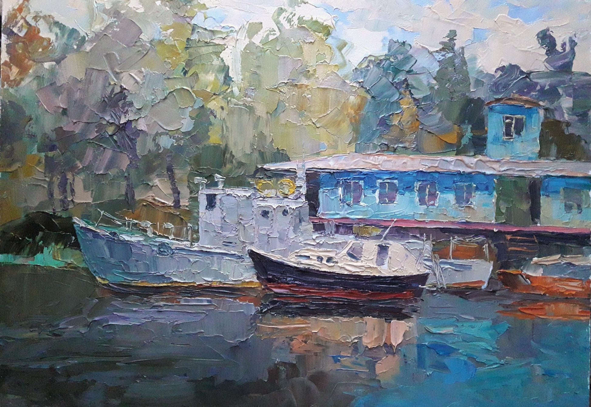 Oil painting Quay Serdyuk Boris Petrovich №SERB 184