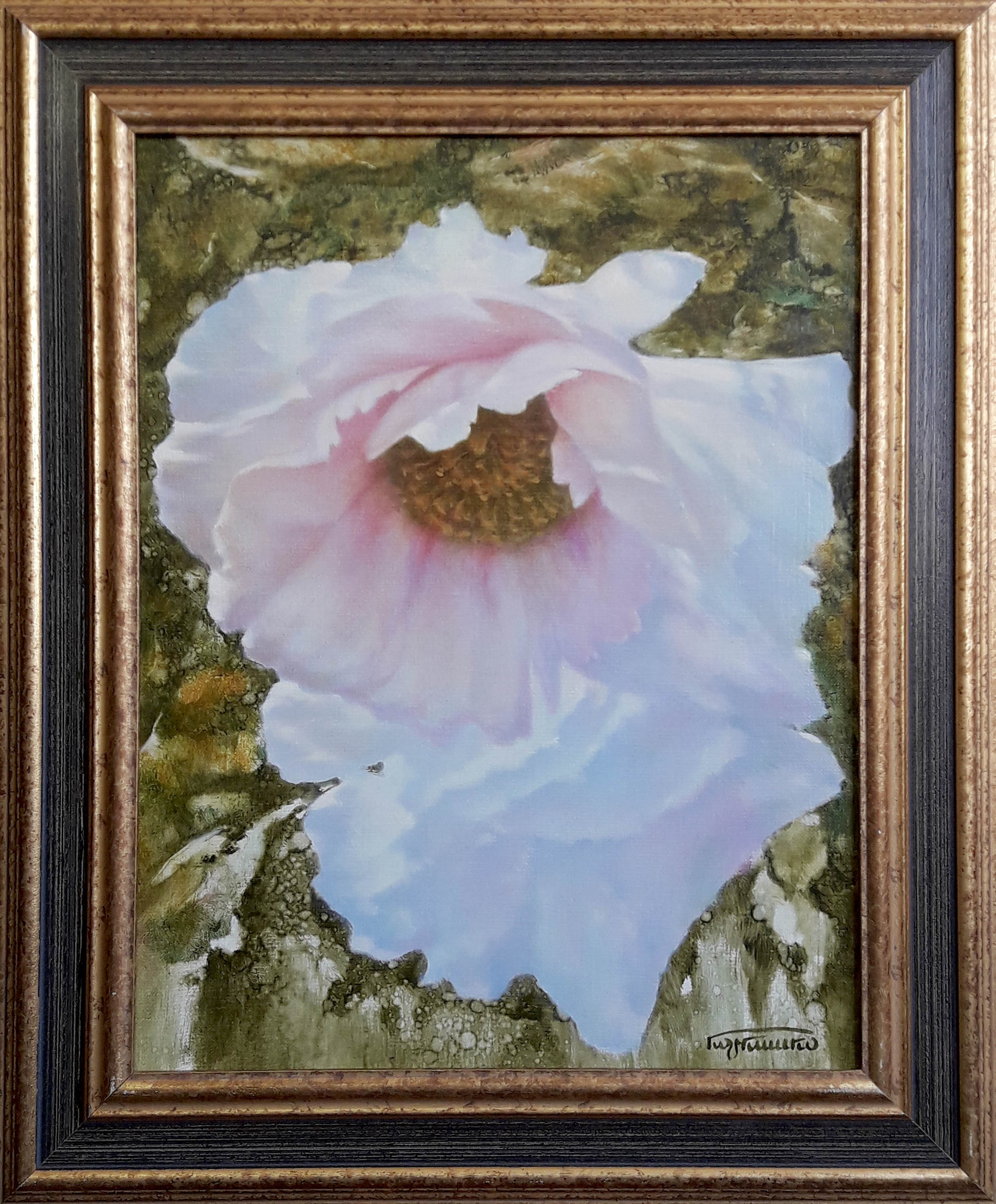 Oil painting Tree peony Korkishko Vasily