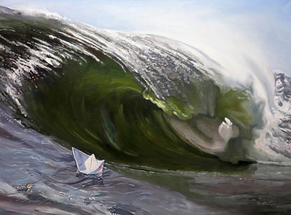 Oil painting Wave Varvarov Anatoly Viktorovich