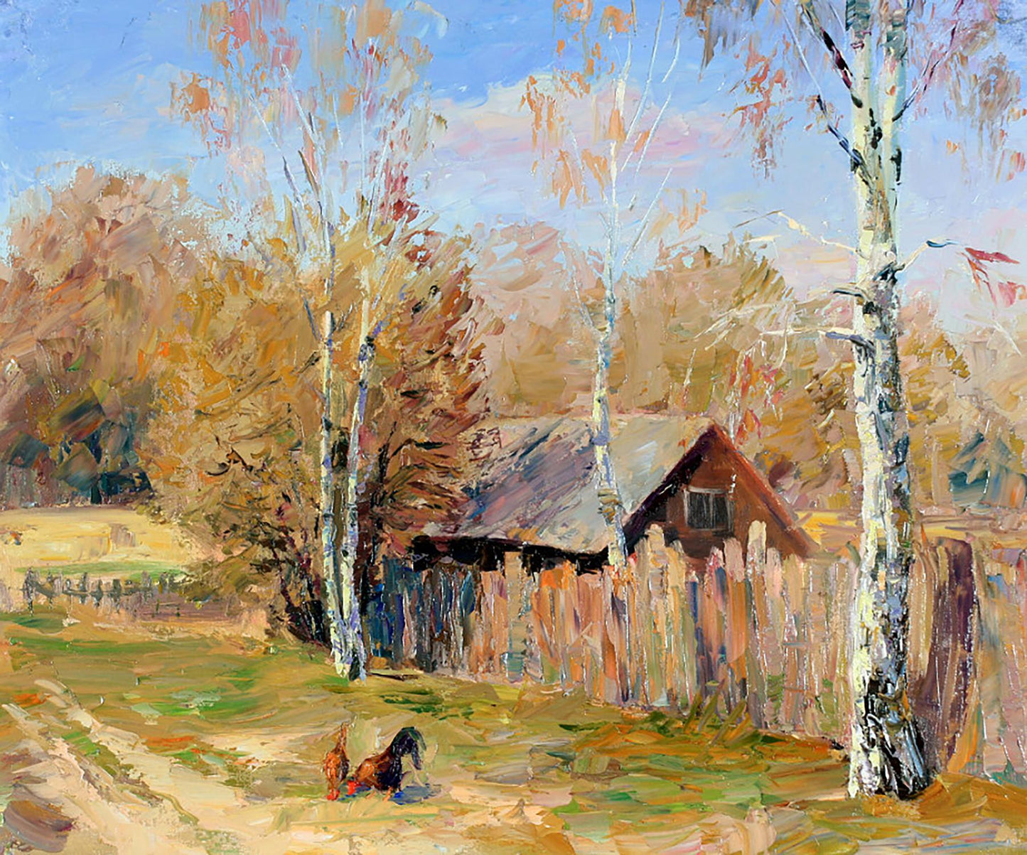 Oil painting Spring motif Serdyuk Boris Petrovich