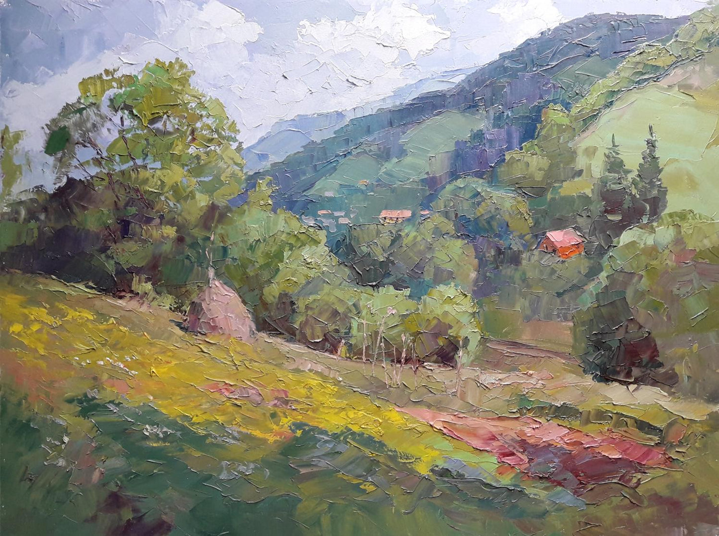 Oil painting Mountain expanses Serdyuk Boris Petrovich