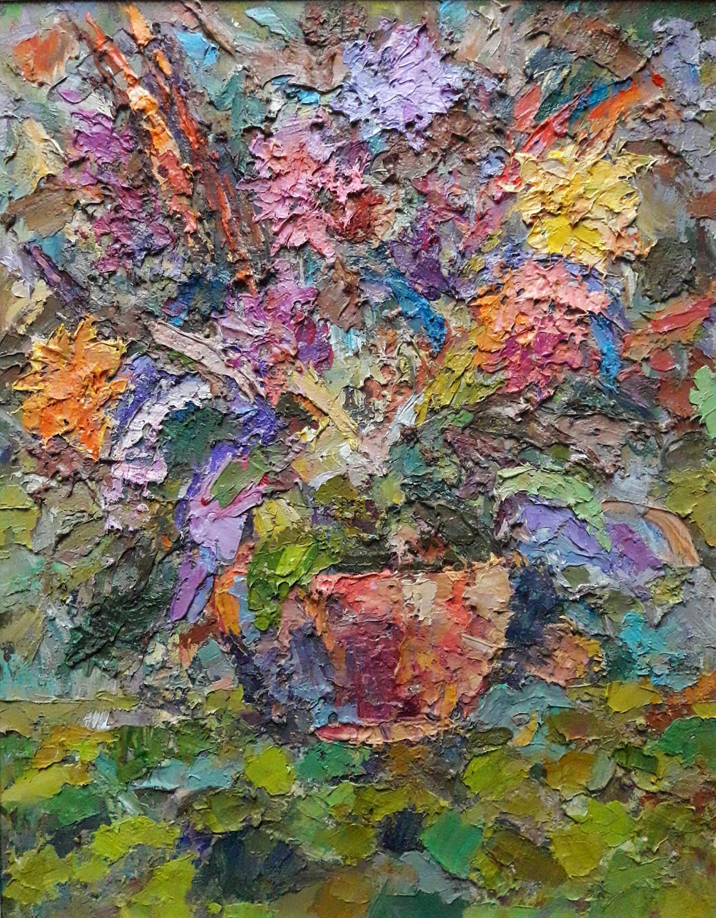 Oil painting Flower rhapsody Serdyuk Boris Petrovich