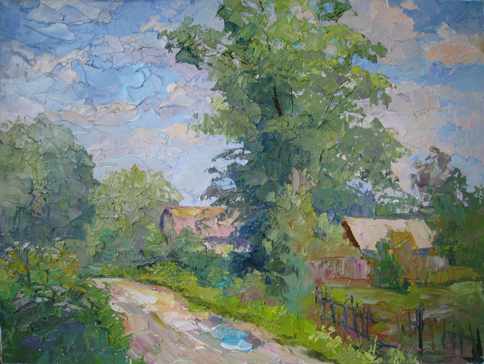 Oil painting Freshness. After the rain Serdyuk Boris Petrovich
