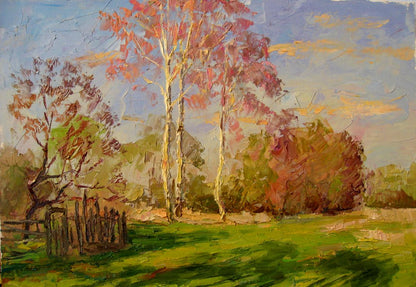 Oil painting Outskirts Serdyuk Boris Petrovich