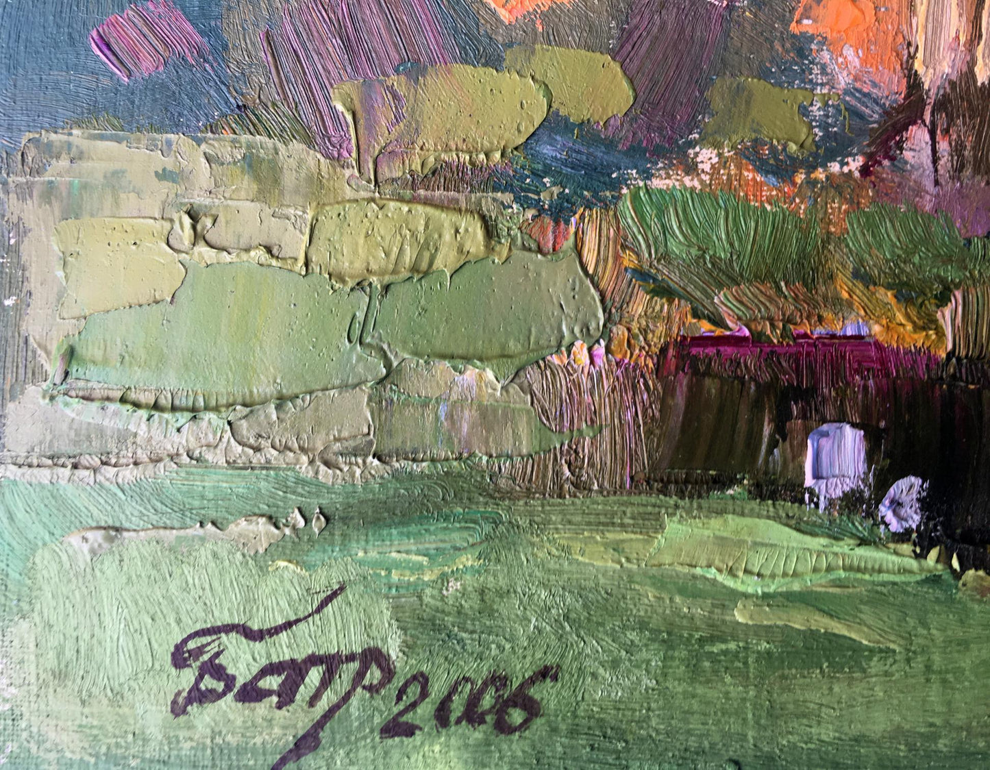 Oil painting Dusk in the Woodland Vladimir Batrakov