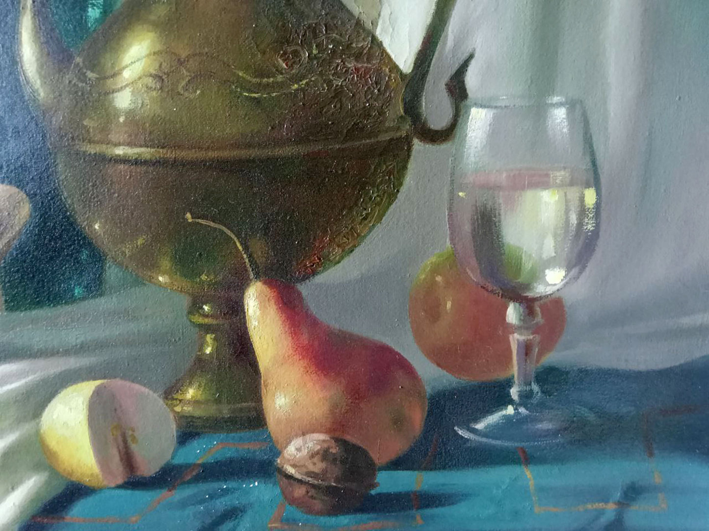 Oil painting Fruit still life Anatoly Borisovich Tarabanov