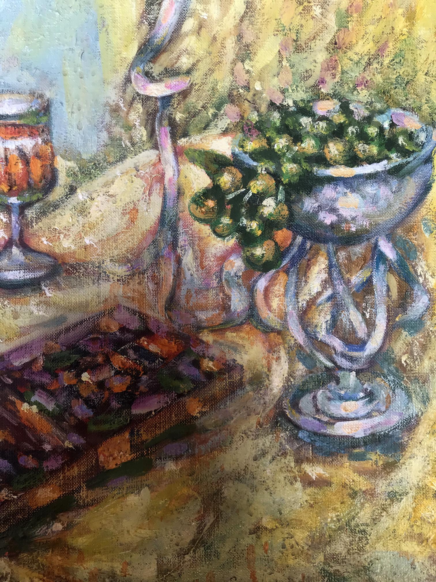 Oil painting still life  