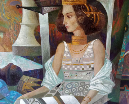 Oil painting Queen Anatoly Borisovich Tarabanov