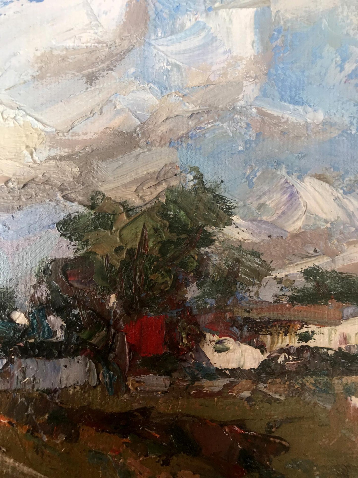 Oil painting Windy Alexander Nikolaevich Cherednichenko