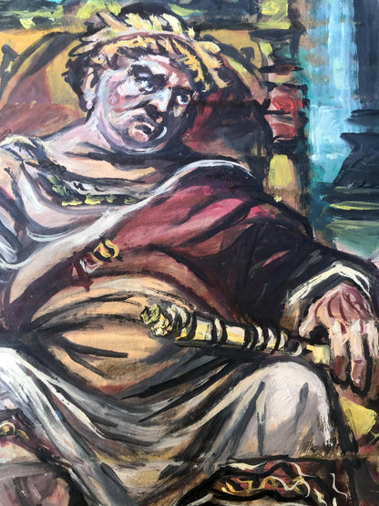 Oil painting Portrait of Caesar Alexander Arkadievich Litvinov