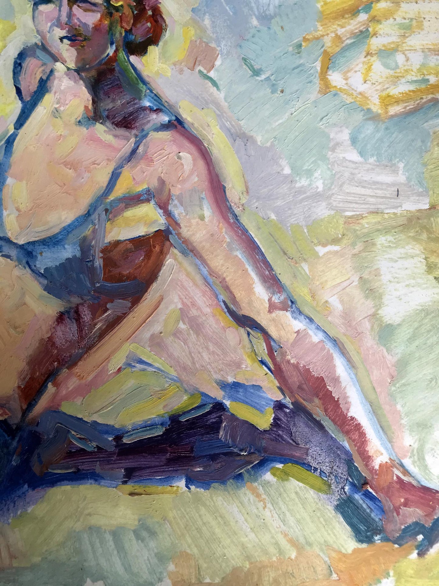 Oil painting Woman portrait