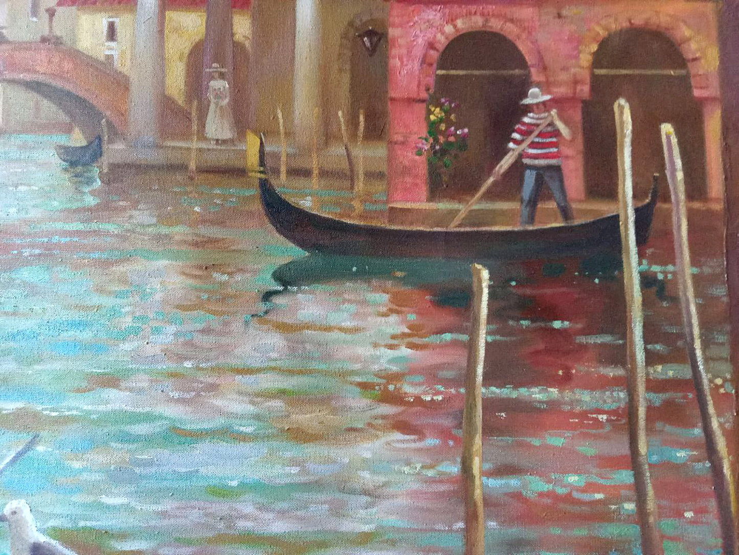 Oil painting Morning in Venice Anatoly Borisovich Tarabanov