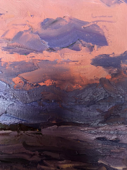 Oil painting Sunset at sea Alexander Nikolaevich Cherednichenko