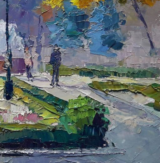 Oil painting Autumn park Serdyuk Boris Petrovich №SERB 718
