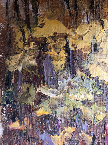 Oil painting Autumn forest Alexander Nikolaevich Cherednichenko
