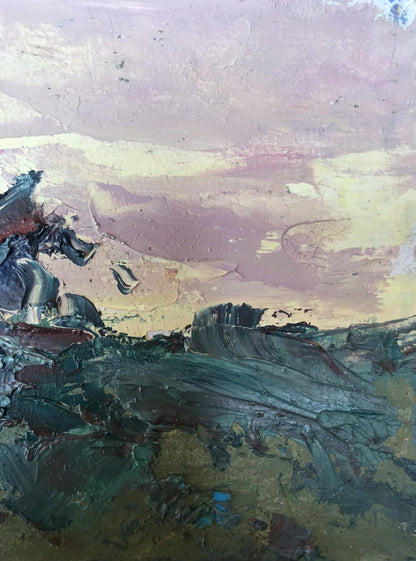 Oil painting The sun is setting Alexander Nikolaevich Cherednichenko
