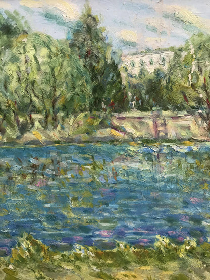 landscape river art