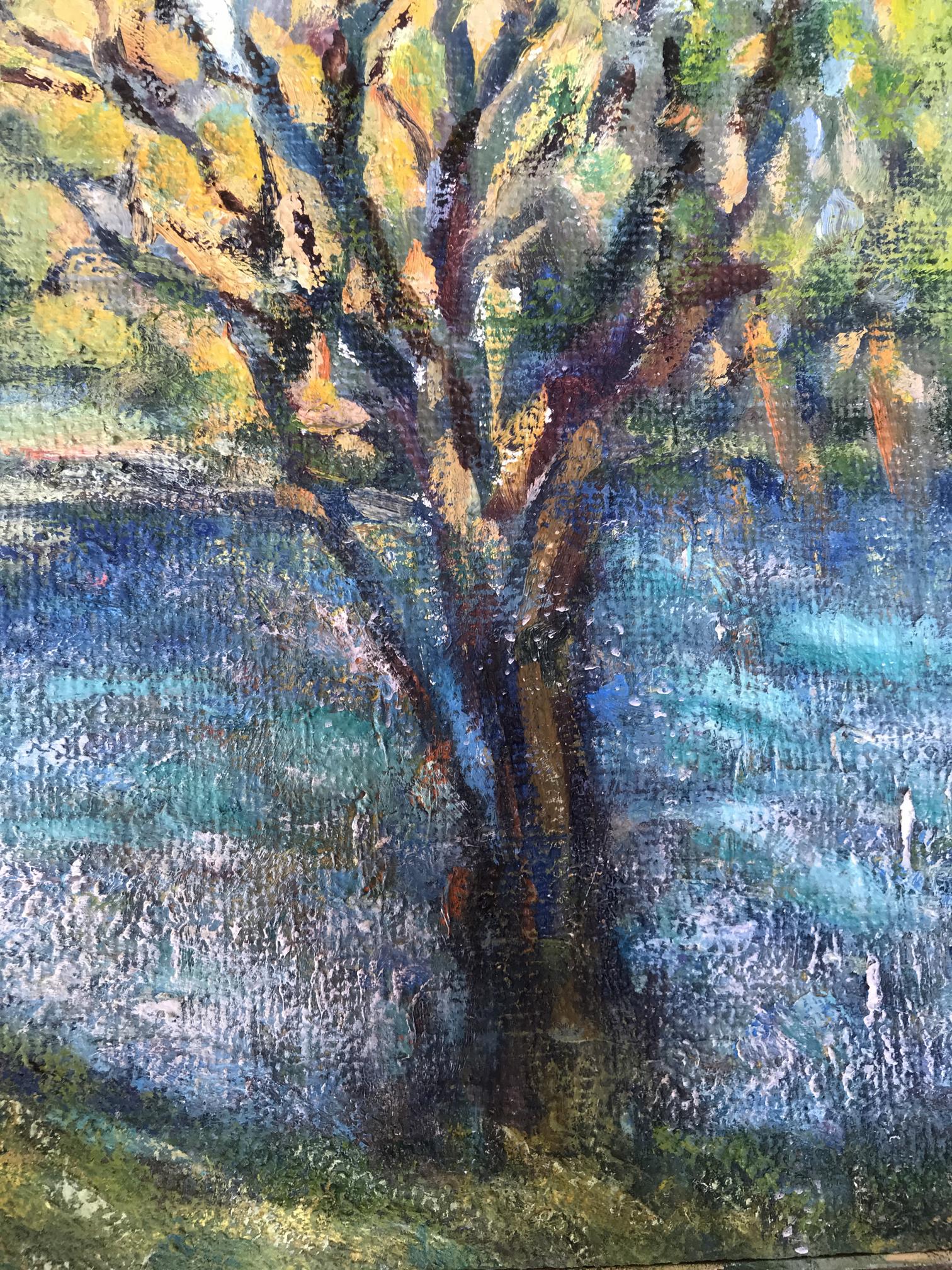 oil river painting