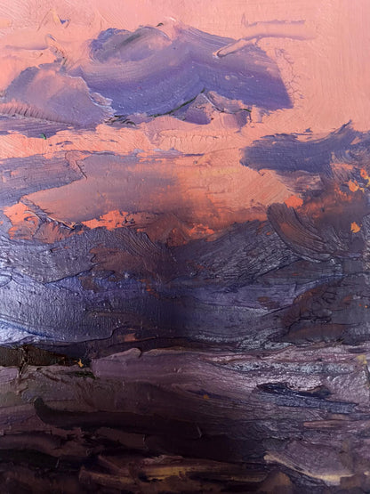 Oil painting Sunset at sea Alexander Nikolaevich Cherednichenko