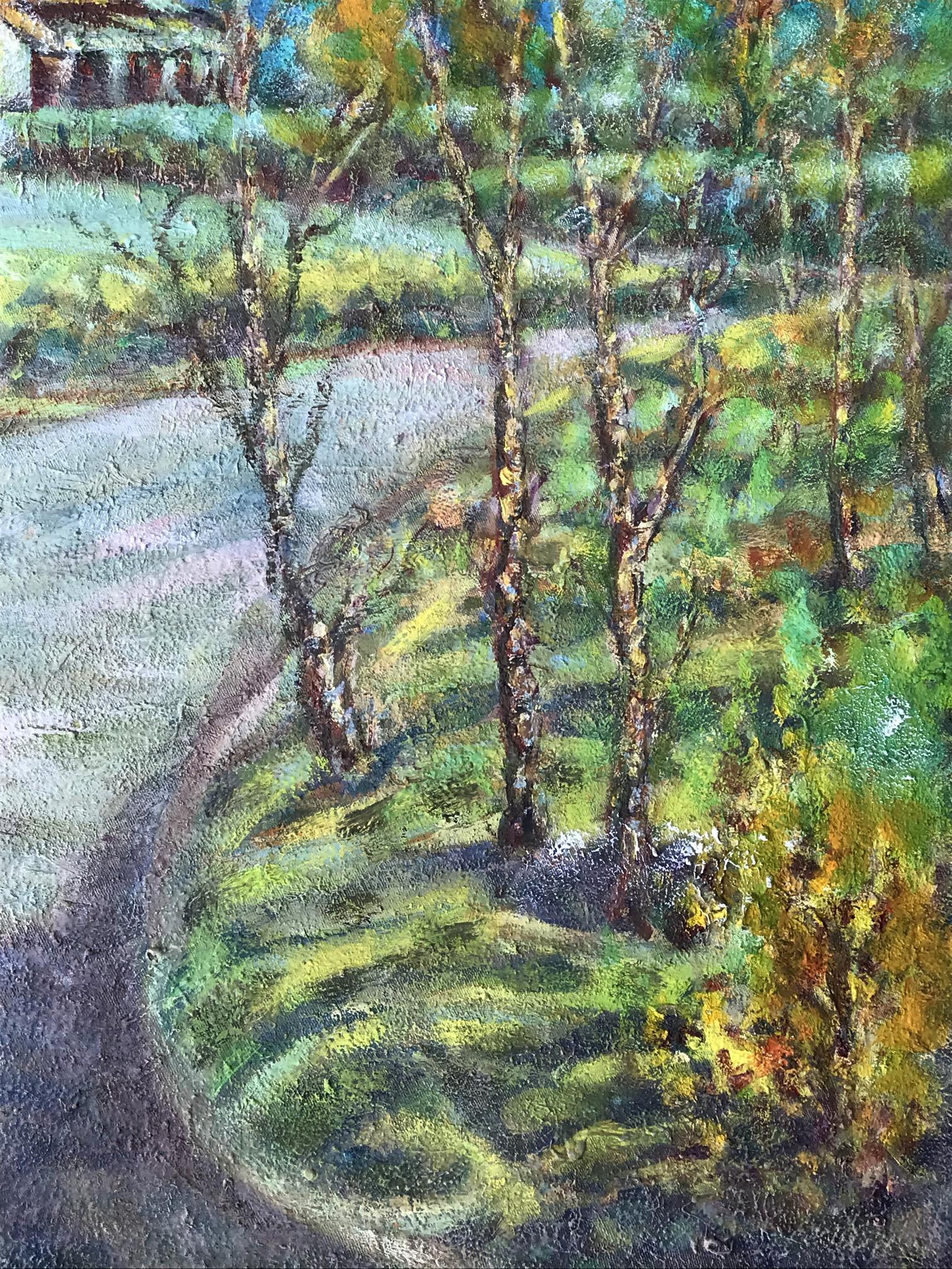 Oil Painting Rural Nature Landscape 