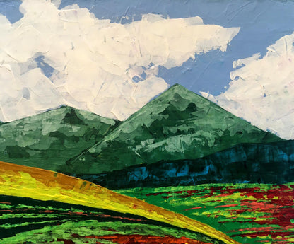 Oil painting Summer in the mountains Zadorozhnya V. V.