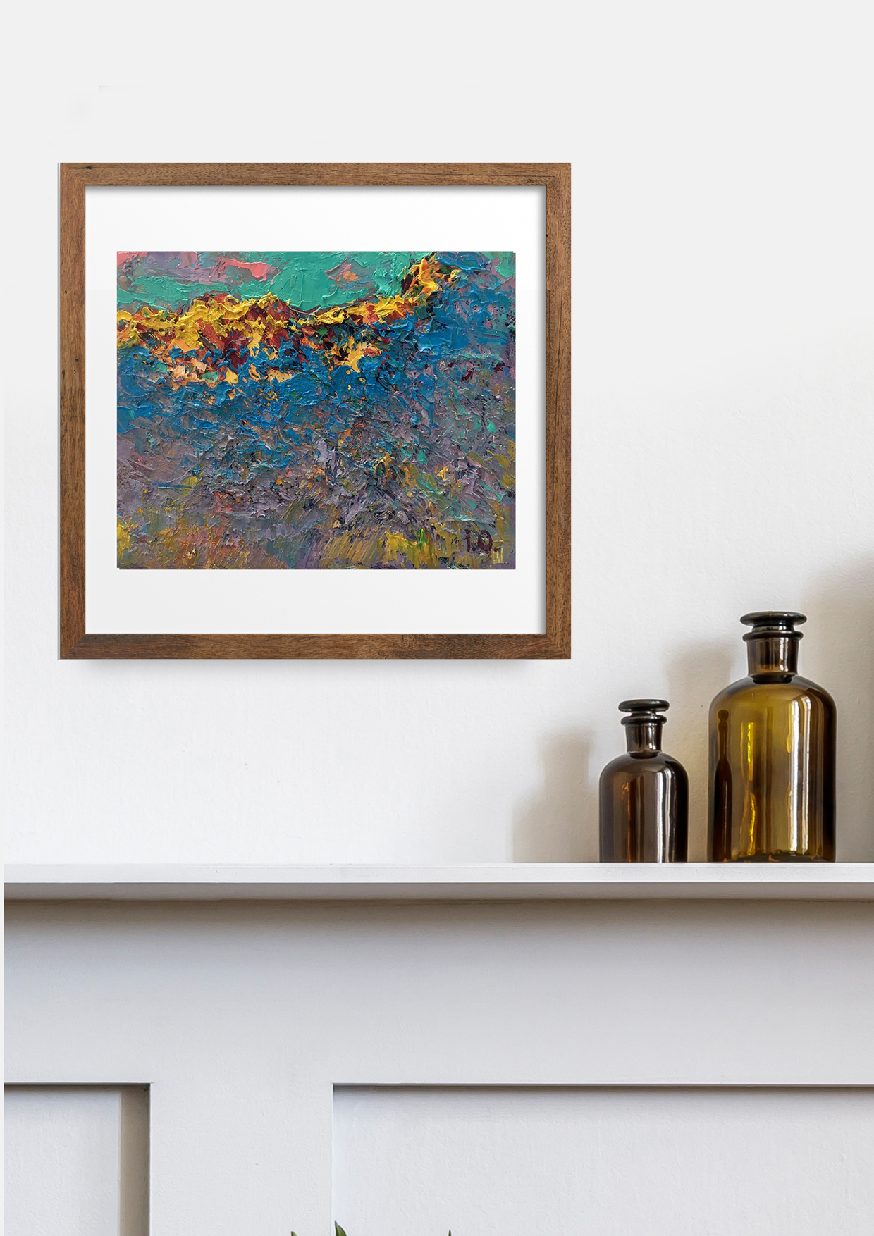 Ivanyuk's "The Last Ray" oil artwork, evoking melancholic sunset hues.