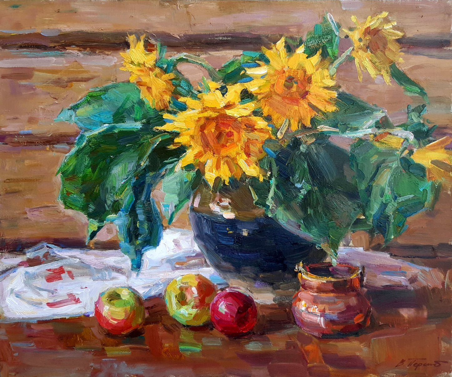 Oli painting Sunflowers Pereta Vyacheslav