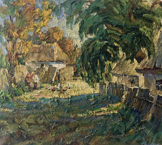 Oil painting Summer landscape Ivanyuk Alex