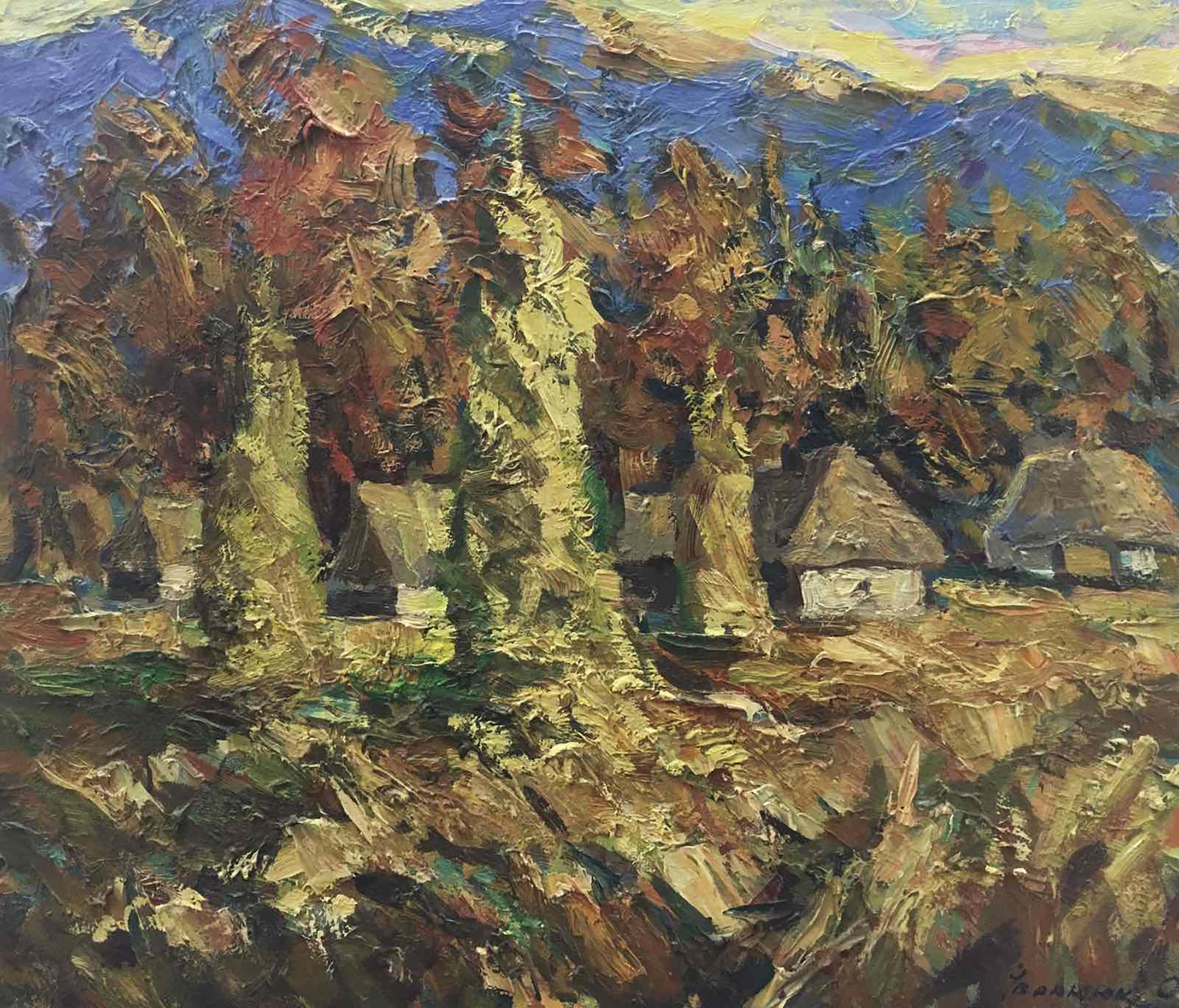 Oil painting Country life Ivanyuk Alex