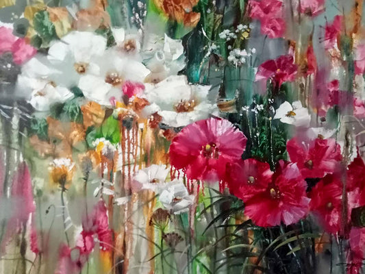 Oil painting Festive bouquet Anatoly Borisovich Tarabanov