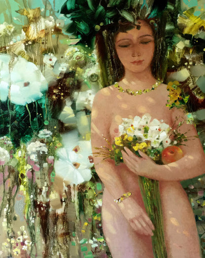 Abstract oil painting Eve Anatoly Borisovich Tarabanov