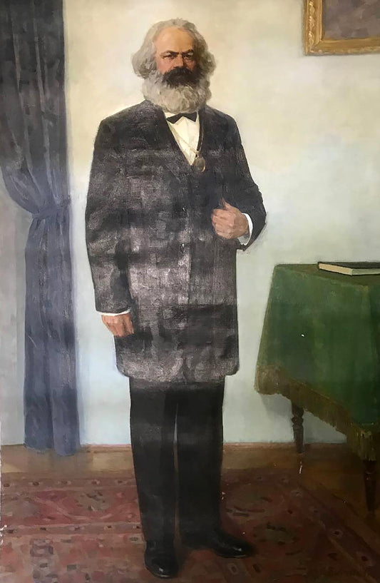 Oil painting Karl Marx Bilan Petr Ilyich
