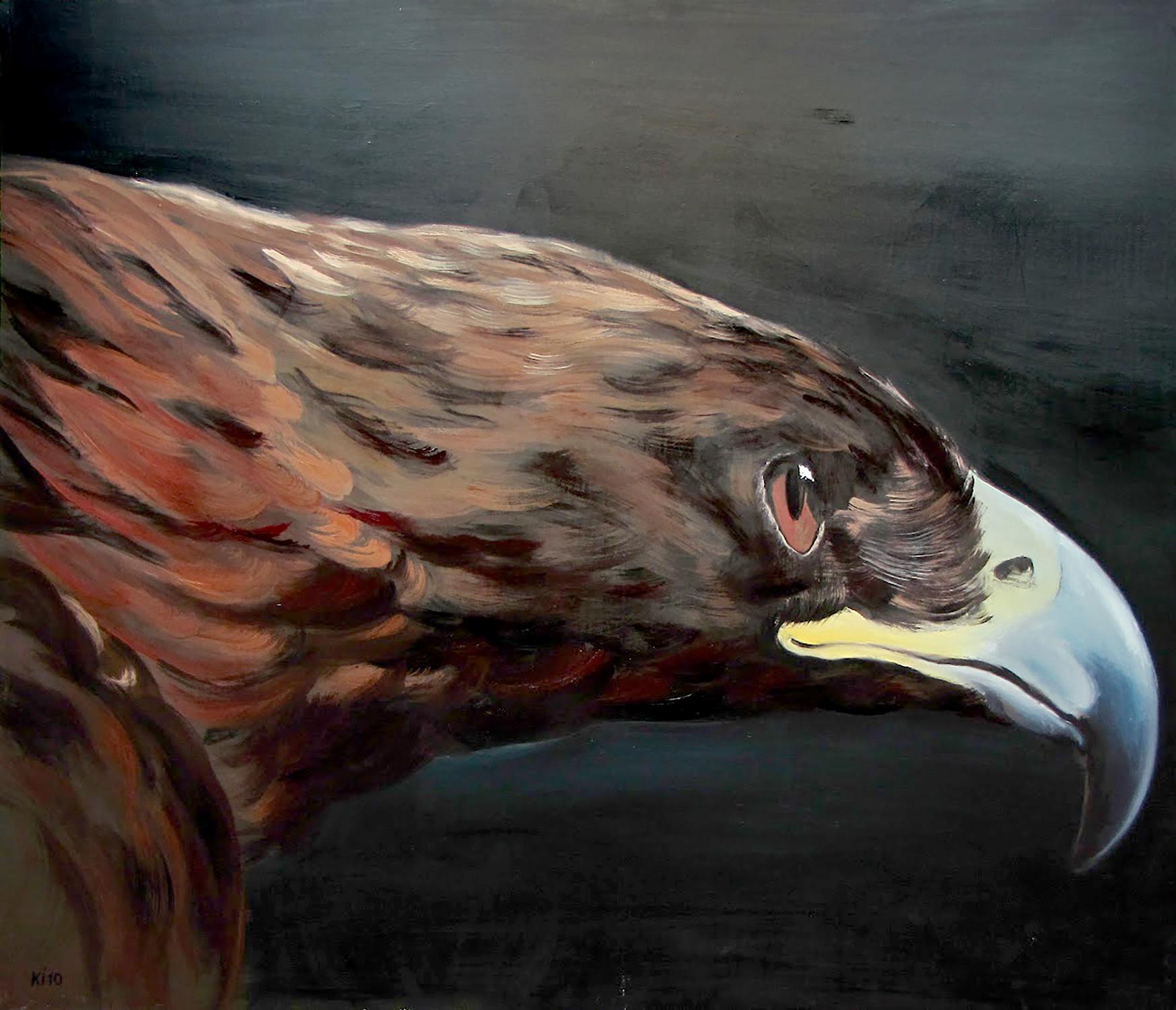 Oil painting Eagle Igor Konovalov
