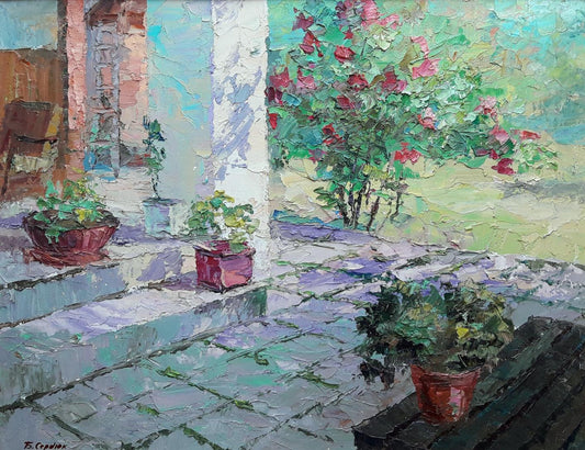 Oil painting Roses Serdyuk Boris Petrovic