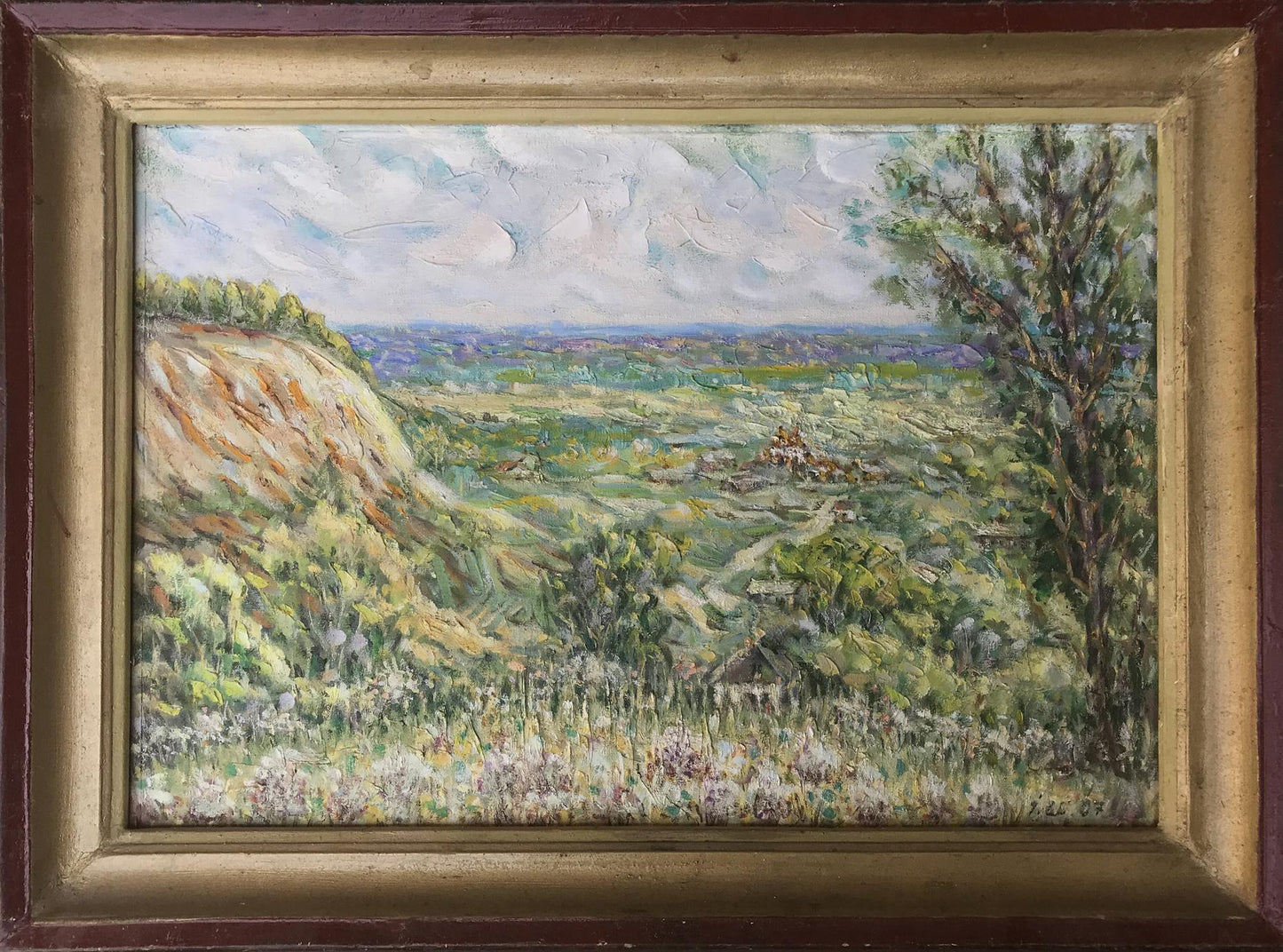 Oil painting Lebedinsky region Shapoval Ivan Leontyevich