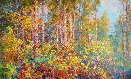 Oil painting Merry forest Artim Dmitry