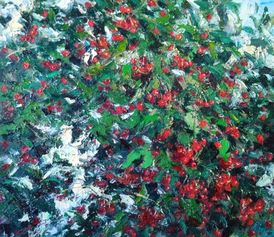 Oil painting Cherry time Alexander Nikolaevich Cherednichenko