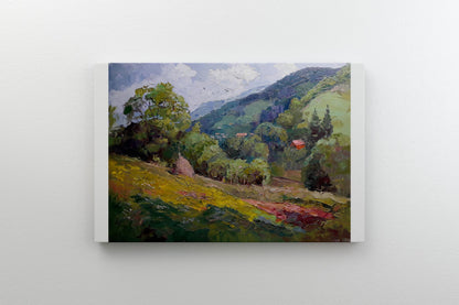 Oil painting Mountain expanses Serdyuk Boris Petrovich