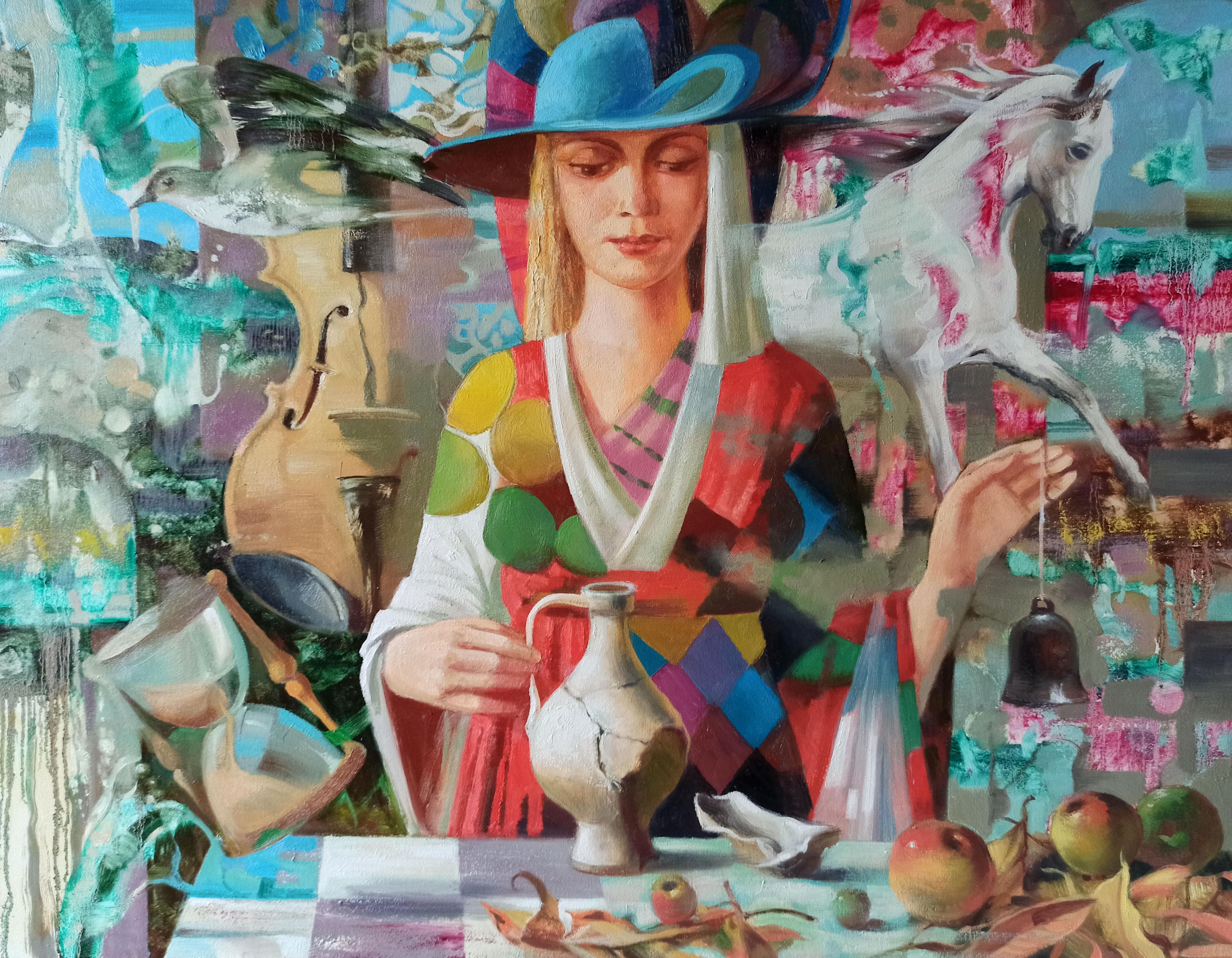 Abstract oil painting Bell Anatoly Borisovich Tarabanov