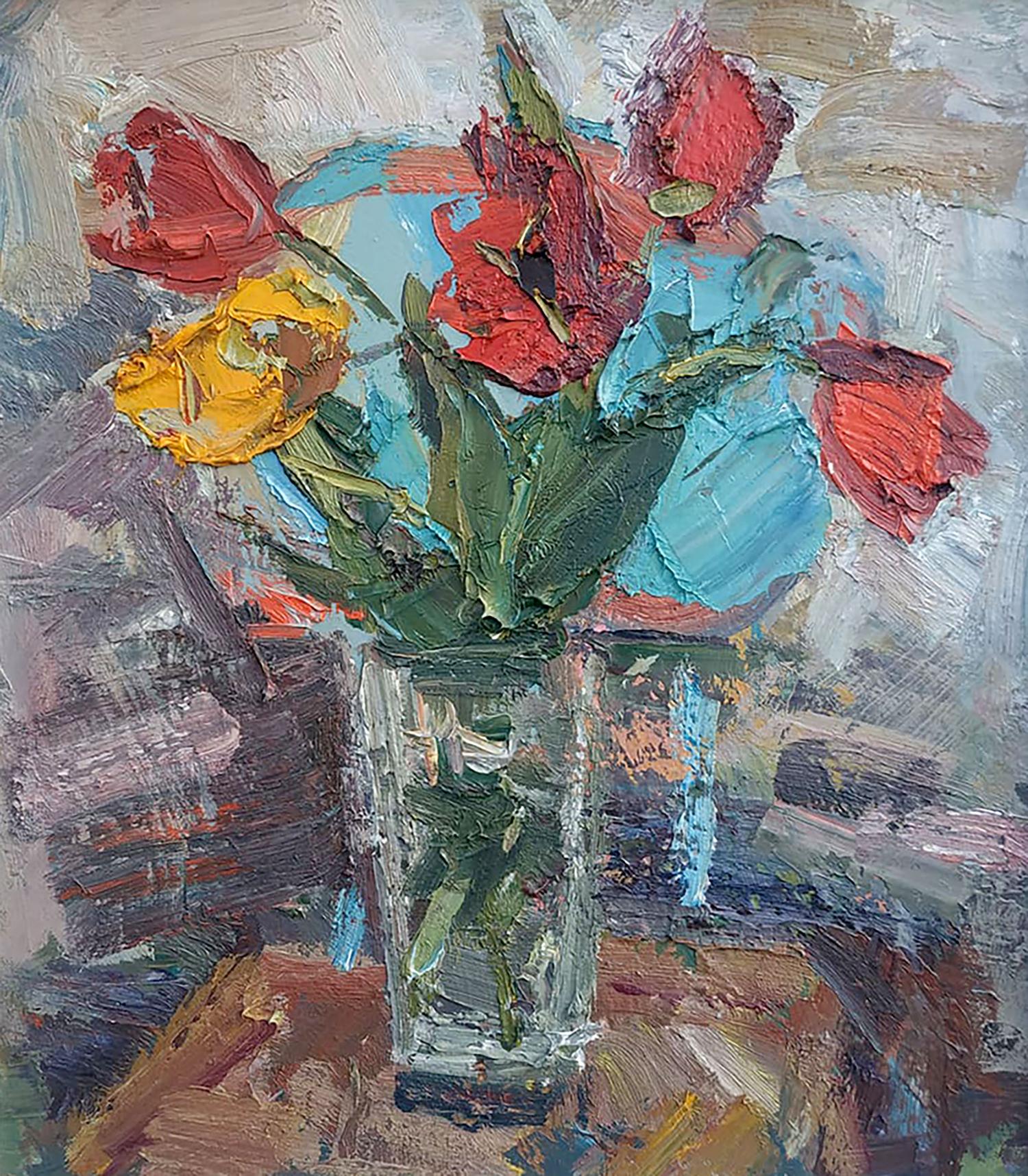 Oil painting Tulips Mazur Maksym Volodymyrovych