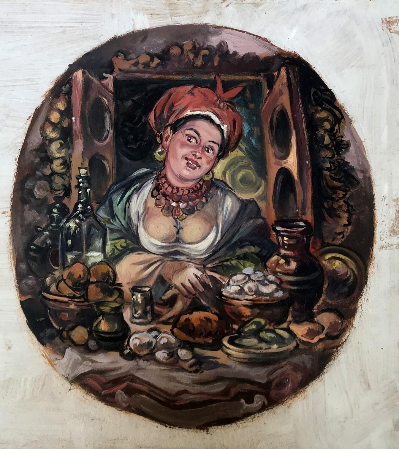 Oil painting Away Alexander Arkadievich Litvinov