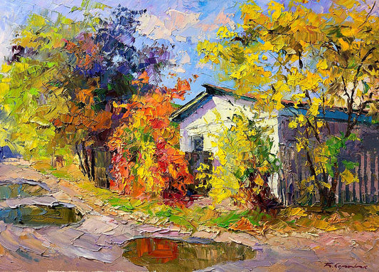oil painting autumn landscape buy