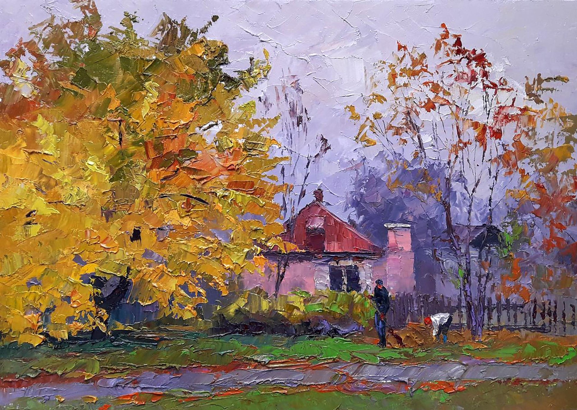 Oil painting November Serdyuk Boris Petrovich