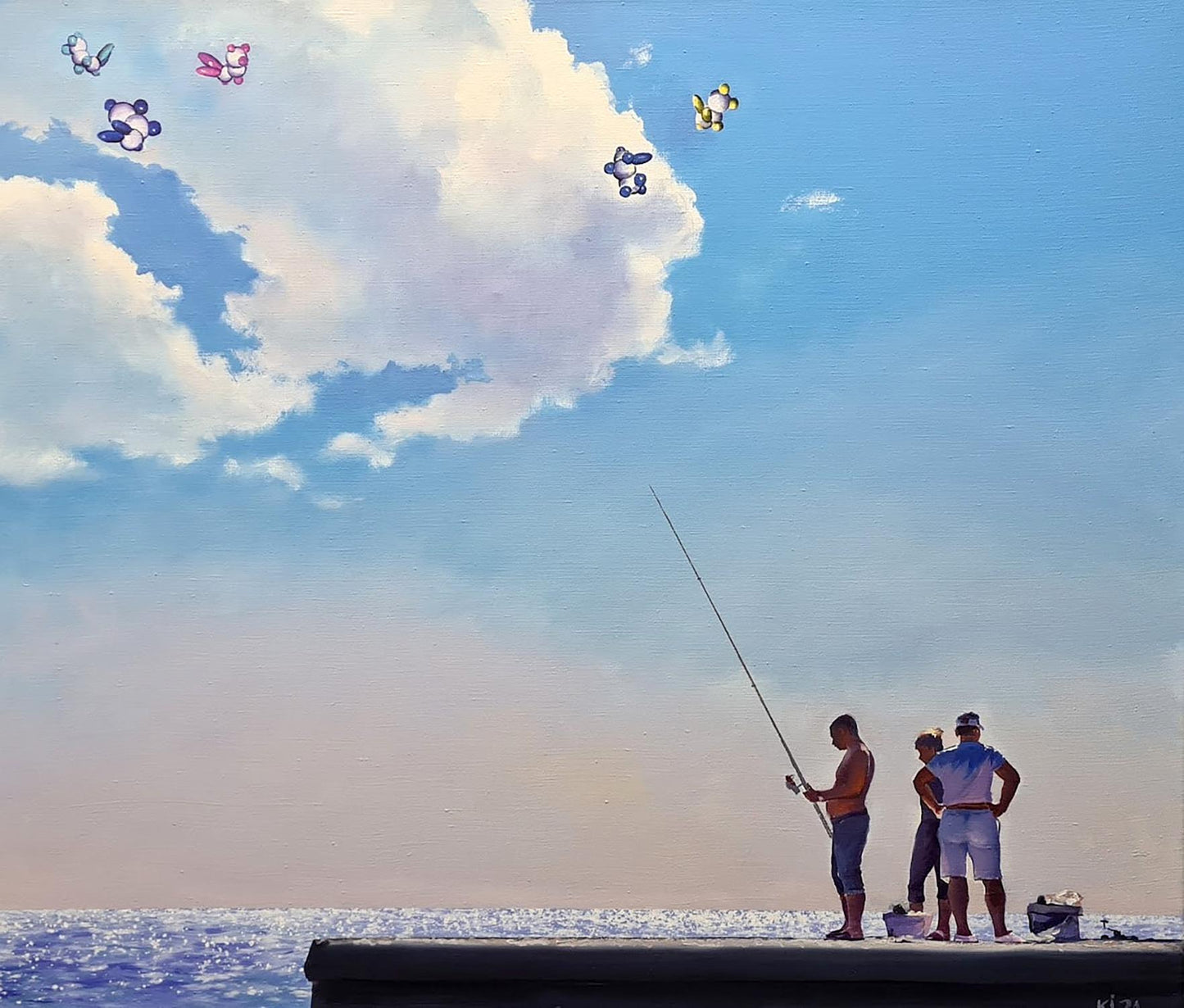 Oil painting Without WiFi Igor Konovalov