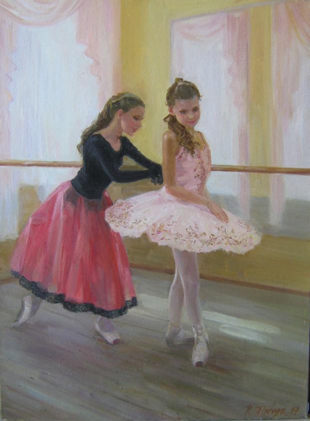 Oil painting Rehearsal room Pinchuk