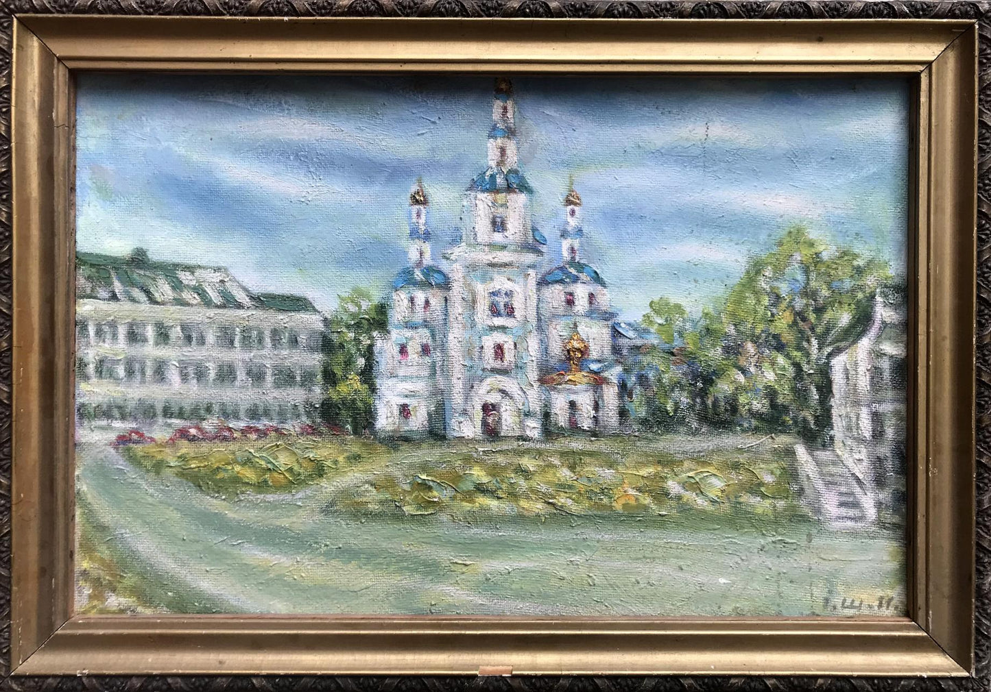 Oil painting Resurrection Church Shapoval Ivan Leontyevich